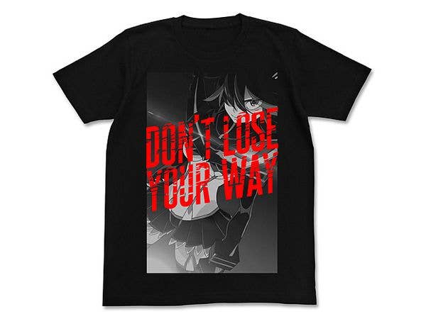 キルラキル: Don’ T lose your way  Tシャツ / BLACK-L