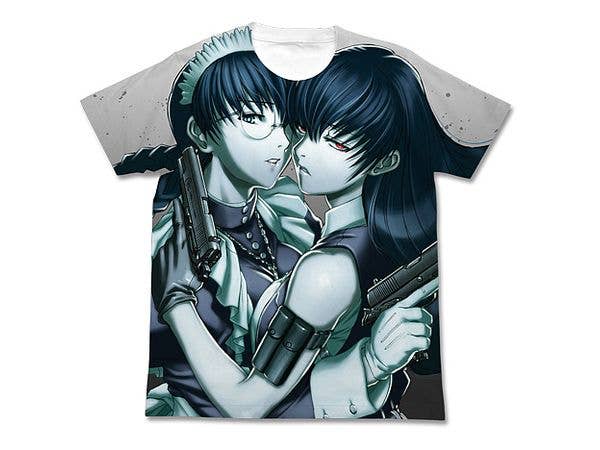 ブラック・ラグーン: ロベルタ フルグラフィックTシャツ / WHITE-M