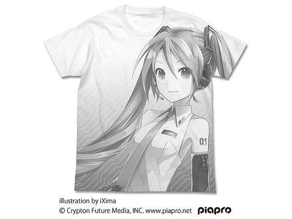 初音ミク V3 Tシャツ ver.2.0 / WHITE-XL