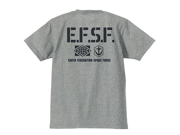 機動戦士ガンダム: 連邦軍ヘビーウェイトTシャツ / MIX GRAY-M