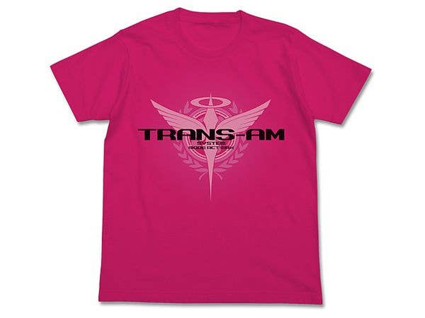 機動戦士ガンダム00: トランザムTシャツ / TROPICAL PINK-XL