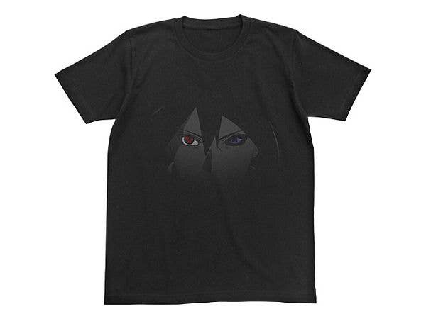BORUTO ボルト -NARUTO THE MOVIE-: サスケフェイスTシャツ / BLACK-L