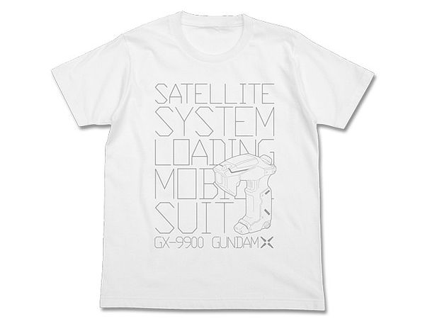 機動新世紀ガンダムX: サテライトシステムTシャツ / WHITE-XL