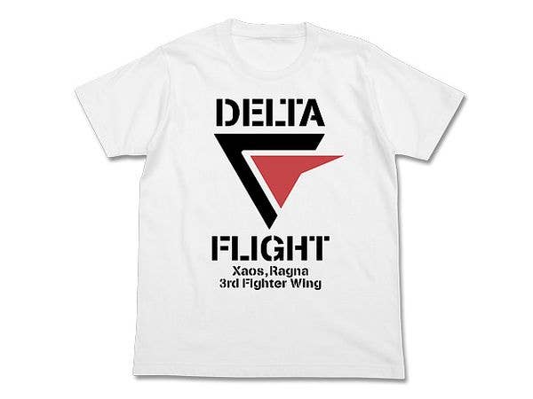 マクロス デルタ: デルタ小隊Tシャツ/WHITE-L