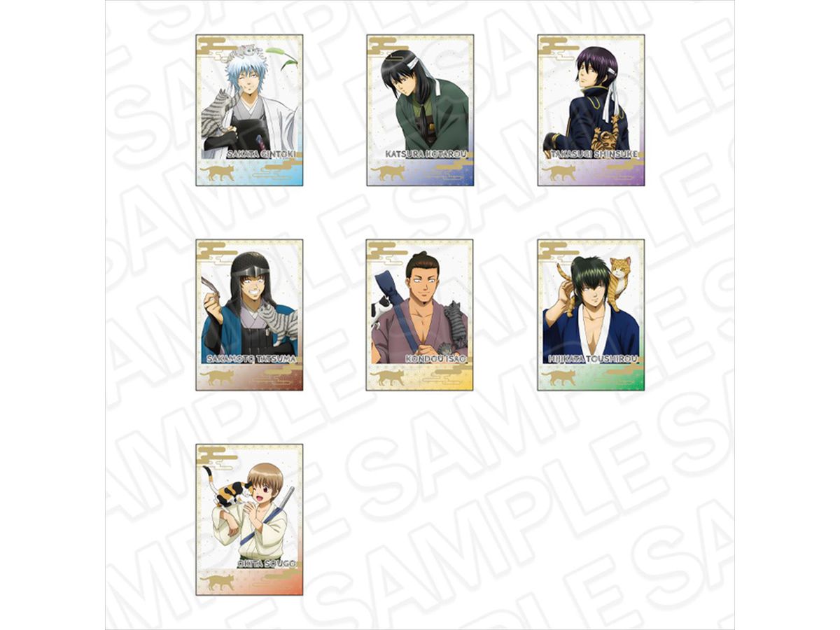 TVアニメ 銀魂: ランダムインスタントフォト風カード Cat ver. JF2025 1Box 7pcs