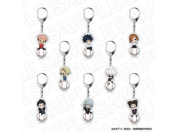 TVアニメ 呪術廻戦:  1Box 8pcs アクリルキーホルダー (ブラインド) baseball ver.