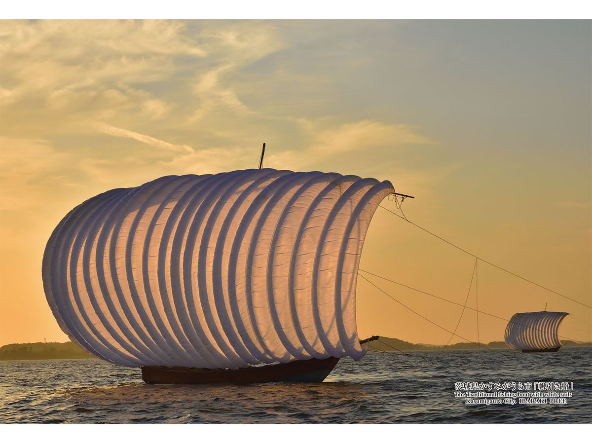 ジグソーパズル: 茨城県かすみがうら市 帆引き船 300P (26 x 38cm)