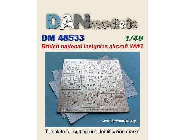 1/48 WW.2 イギリス空軍国籍マーク マスクカットガイド