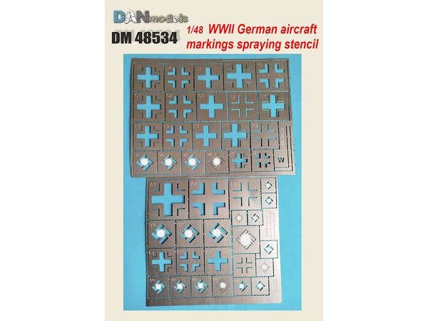 1/48 WW.II ルフトバッフェ マーキング エッチングステンシル