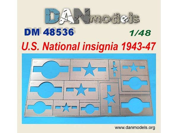 米軍機国籍マーク 1943年 - 1947年エッチングステンシル