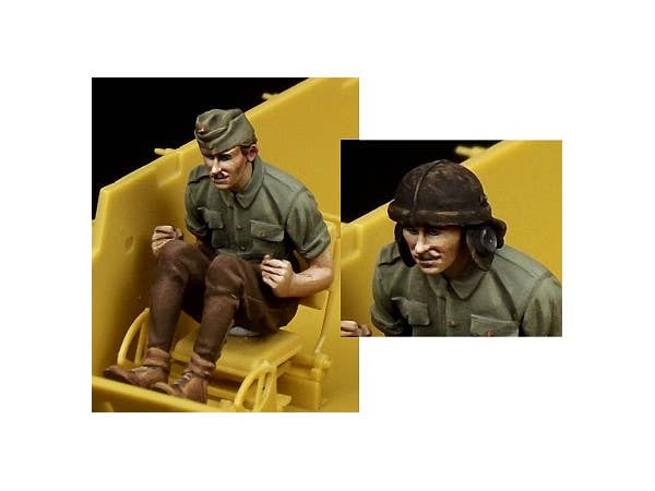 1/35 ハンガリー 40M トゥラーンI 中戦車 ドライバー (ヘッド2種付) (ブロンコモデル用)