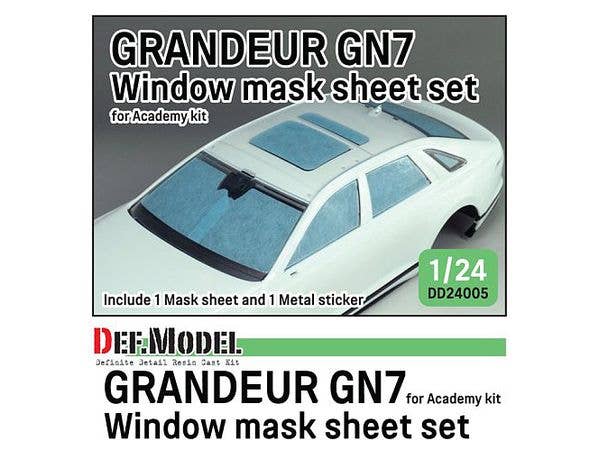1/24 現用 韓国 ヒョンデ・グレンジャーGN7 ウインドウマスクシートセット (アカデミー用)