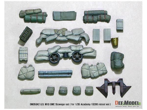 1/35 US M10 荷物セット (アカデミー用)