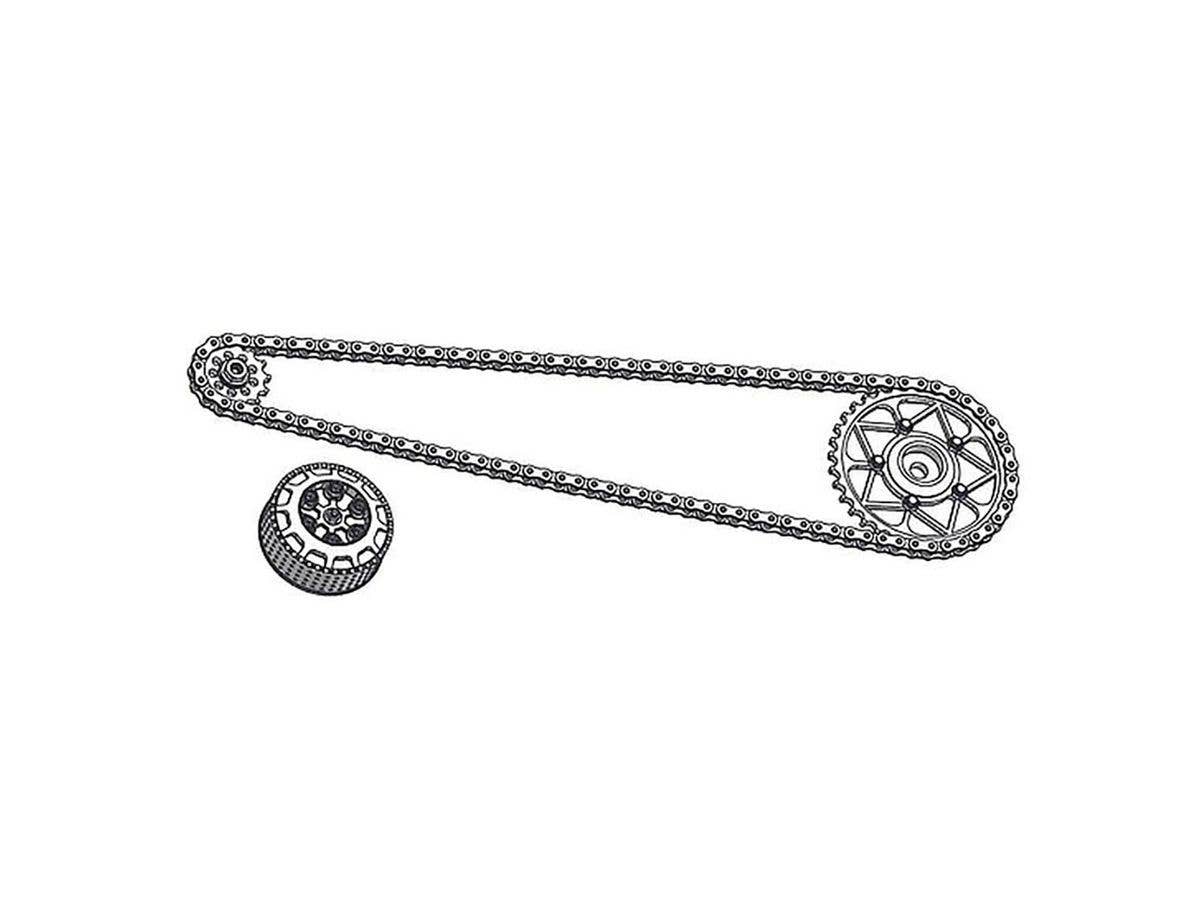 1/12 ヤマハ YZR-M1 2007 チェーンセット (3Dプリント)