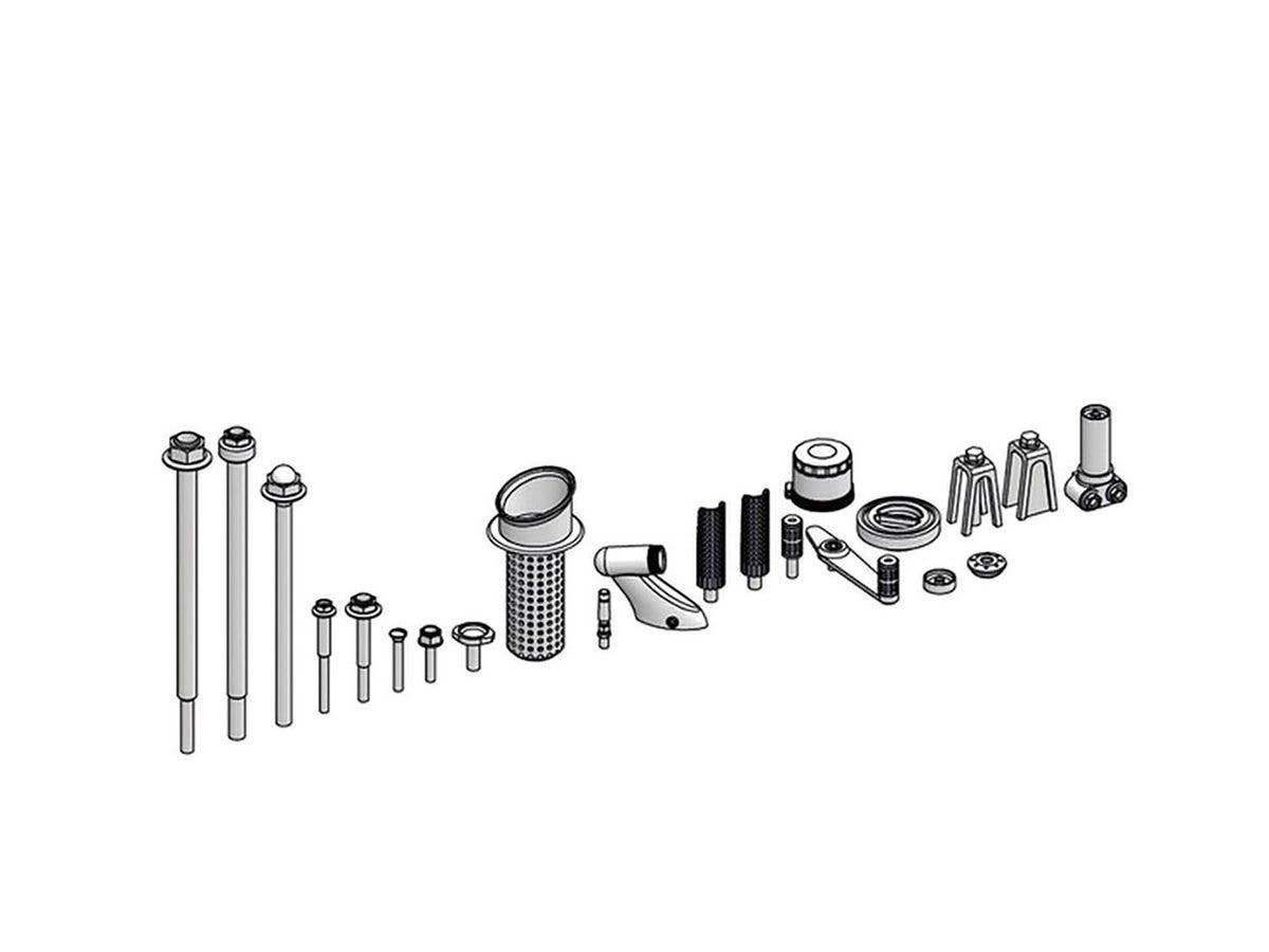 1/12 ヤマハ YZR-M1 2007 ボルト/ペダル/キャップ類ディテールアップパーツセット(3Dプリント)