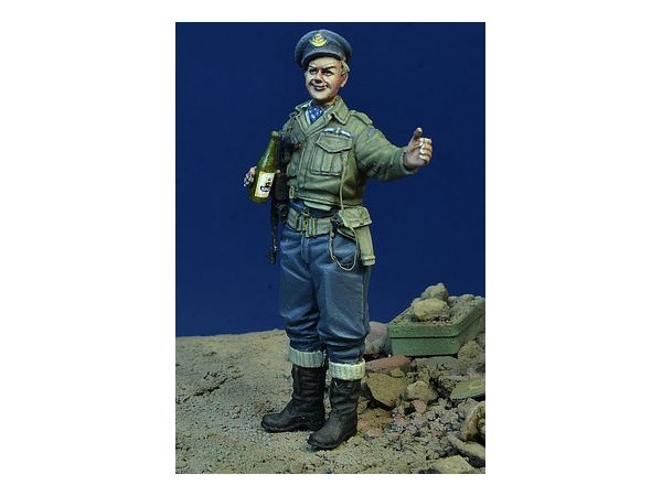 1/35 WW.II カナダ空軍 ワインで一息入れるカナダ空軍パイロット