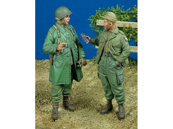 1/35 WWII アメリカ陸軍 空挺部隊員セット 1944-45 (2体セット)