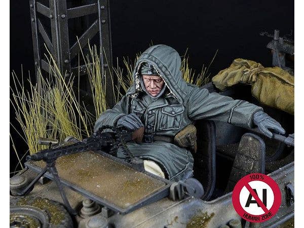 1/35 WWII ドイツ 武装SS シュビムワーゲン機関銃手 1943-45年冬 (タミヤ用)