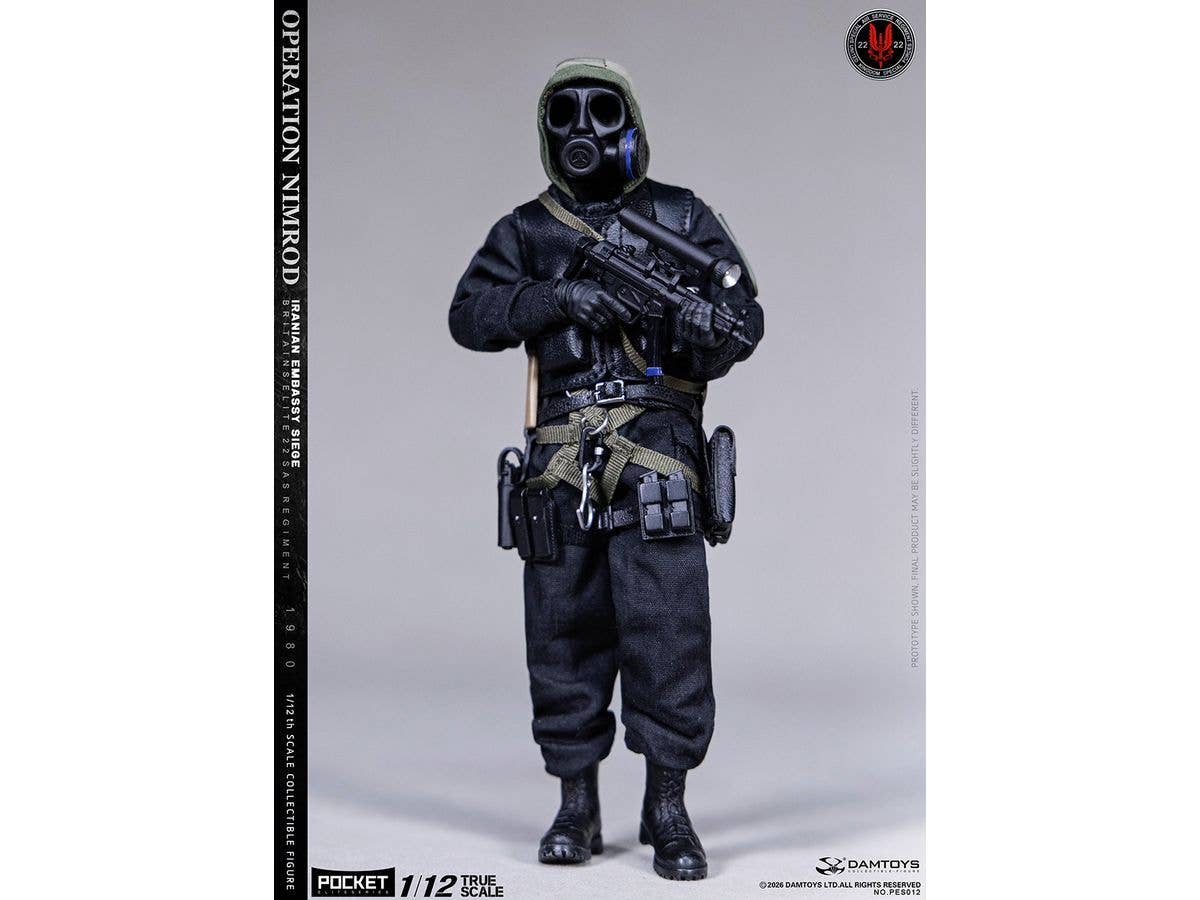 1/12 ポケット エリート シリーズ オペレーション・ニムロッド (1980年 イラン大使館占拠事件) 英国陸軍特殊空挺部隊 SAS 対テロ部隊