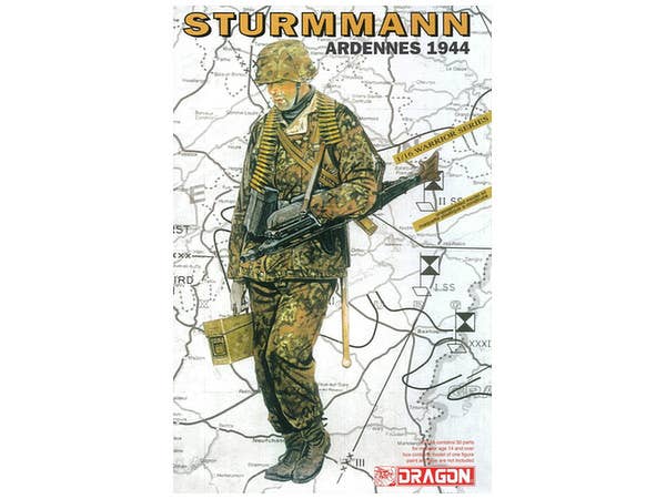 1/16 WW.II ドイツ武装親衛隊 機関銃手 アルデンヌ 1944