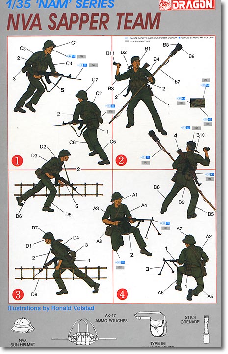 1/35 北ベトナム 突撃チーム