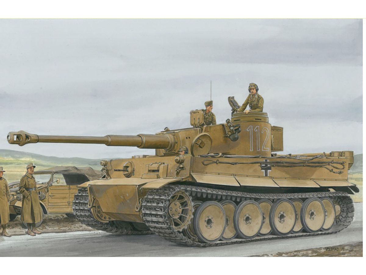 1/35 WW.II ドイツ軍 ティーガーI 極初期生産型 チュニジア戦線 1942 マジッ クトラック/アルミ砲身付属 豪華セット