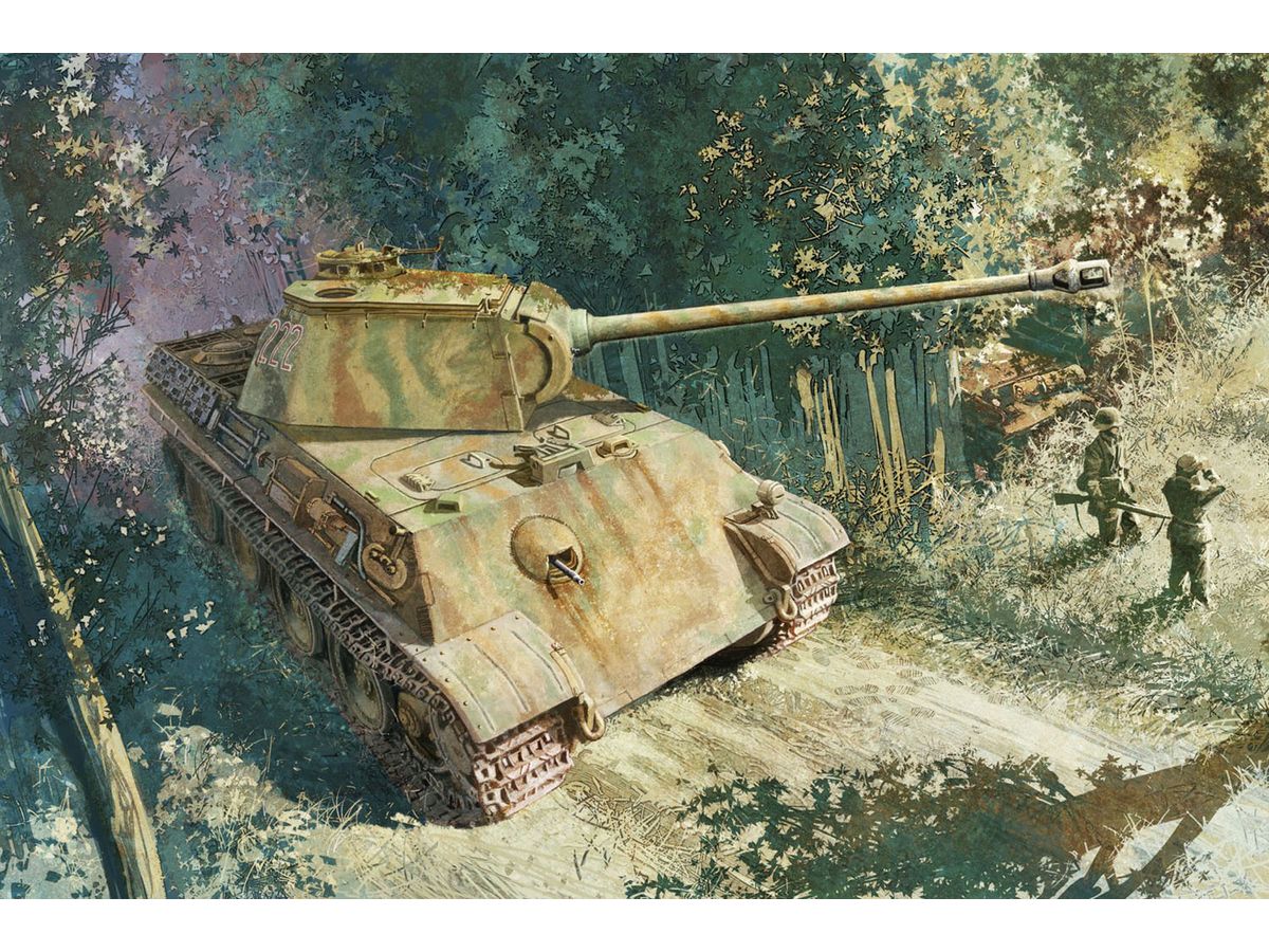 1/35 WW.II ドイツ軍 パンターG型 初期生産型 第26装甲連隊 イタリア戦線 プレミアム・エディション