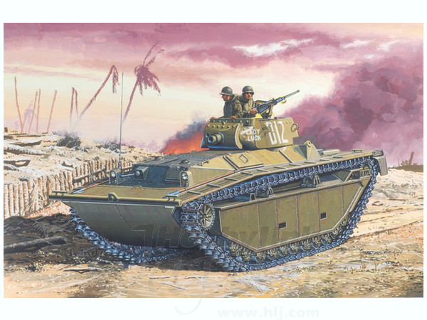 1/72 アメリカ軍 水陸両用装軌車 LVT-(A)4
