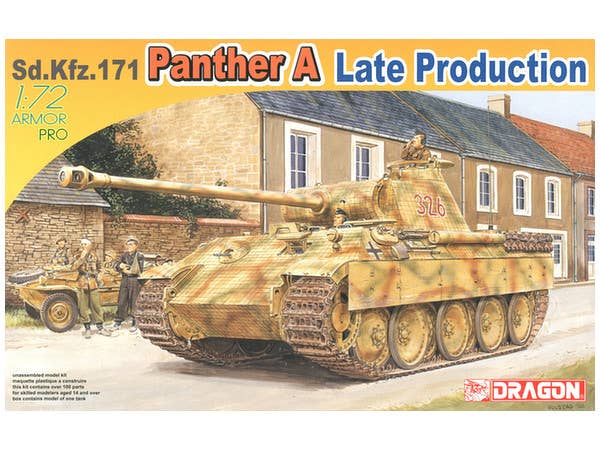 1/72 WW.II ドイツ軍 Sd.Kfz.171 パンター A型 後期生産型
