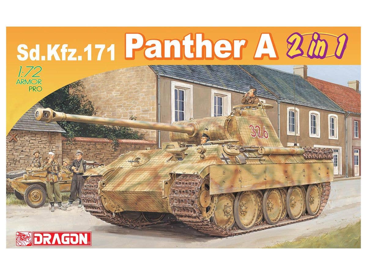 1/72 WW.II ドイツSd.Kfz.171パンターA 初期型/後期型 (2in1)