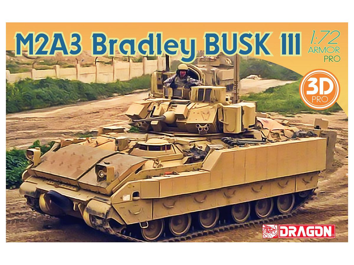 1/72 アメリカ軍 歩兵戦闘車 M2A3 ブラッドレー BUSK III 3Dパーツ付属