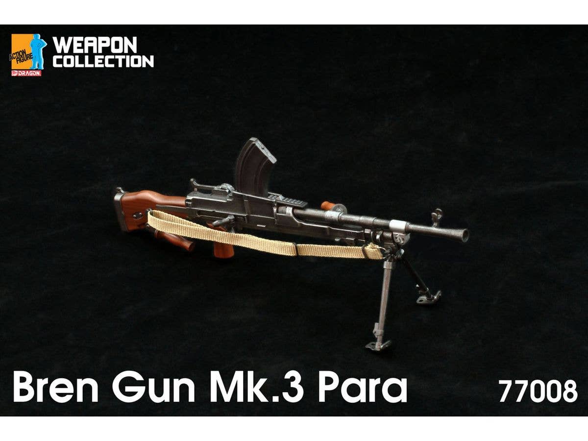 1/6 WW.II イギリス軍 ブレンガン Mk.3 軽機関銃 パラバージョン (ショートバレル) 完成品