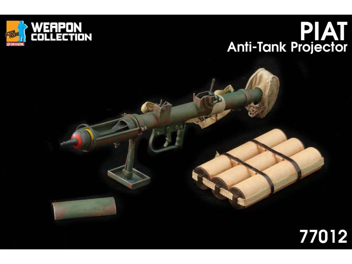 1/6 WW.II イギリス軍 PIAT 対戦車グレネードランチャー 完成品