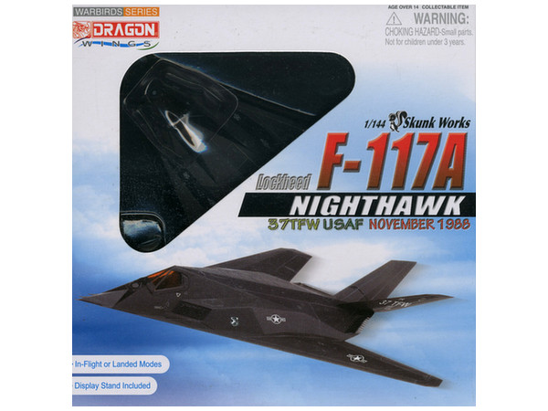 1/144 アメリカ空軍 F-117A ナイトホーク 第37戦術戦闘航空団 1988年11月