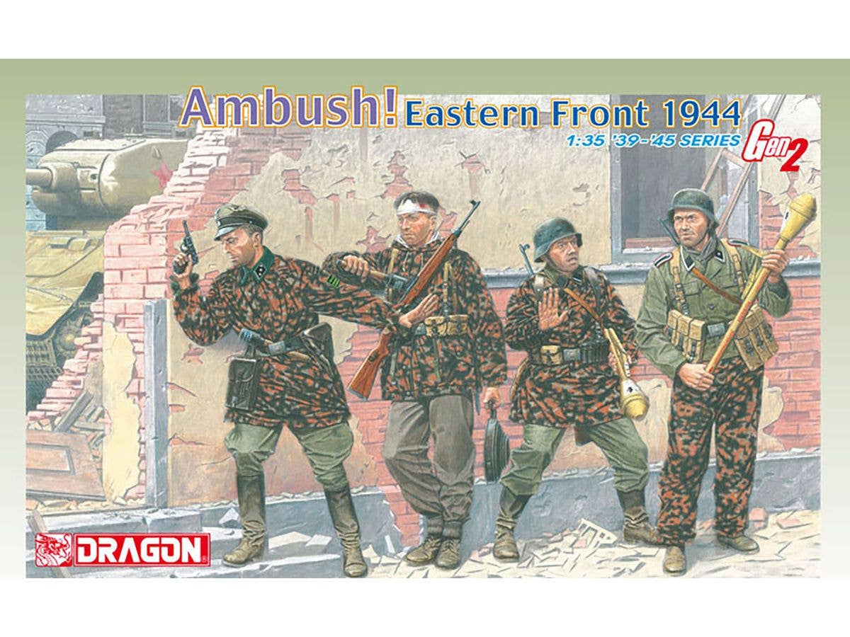 1/35 WW.II ドイツ軍 装甲擲弾兵 奇襲 ! 東部戦線 1944年 Gen2 フィギュア4体セット