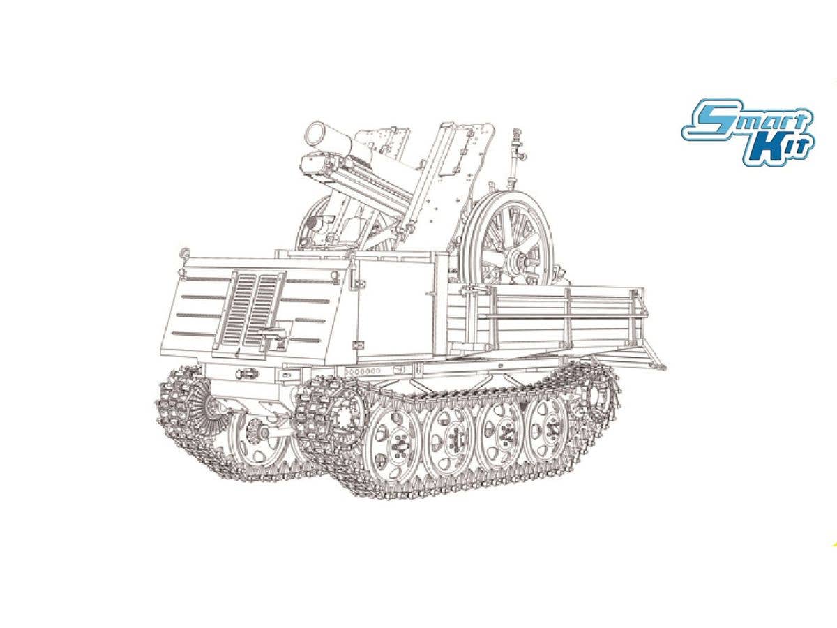 1/35 WW.II ドイツ軍 RSO/3 & 15cm s.IG.33榴弾砲 マジックトラック/アルミ砲身/3Dプリントパーツ付属 豪華仕様