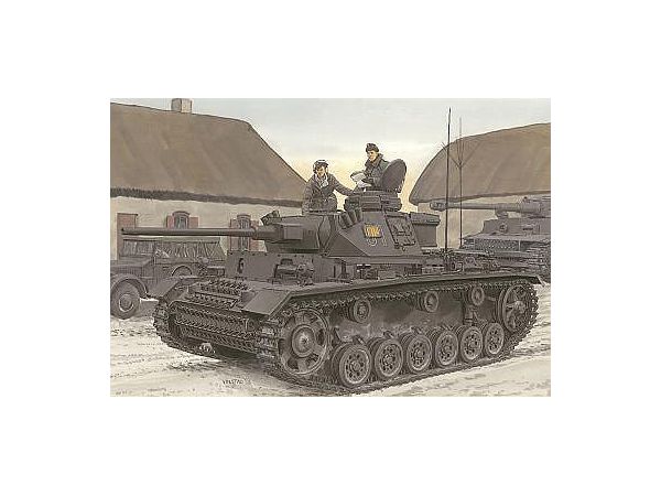 1/35 WW.II ドイツ軍 III号指揮戦車 K型 マジックトラック/アルミ砲身/金属製発煙弾発射機&発煙弾付属 豪華仕様