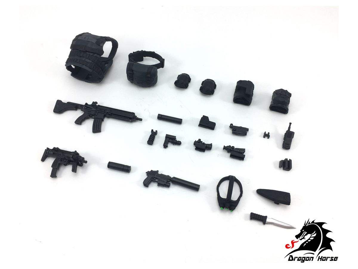 1/12 DH-E001B 可動フィギュア用装備セットB (ゴースト)