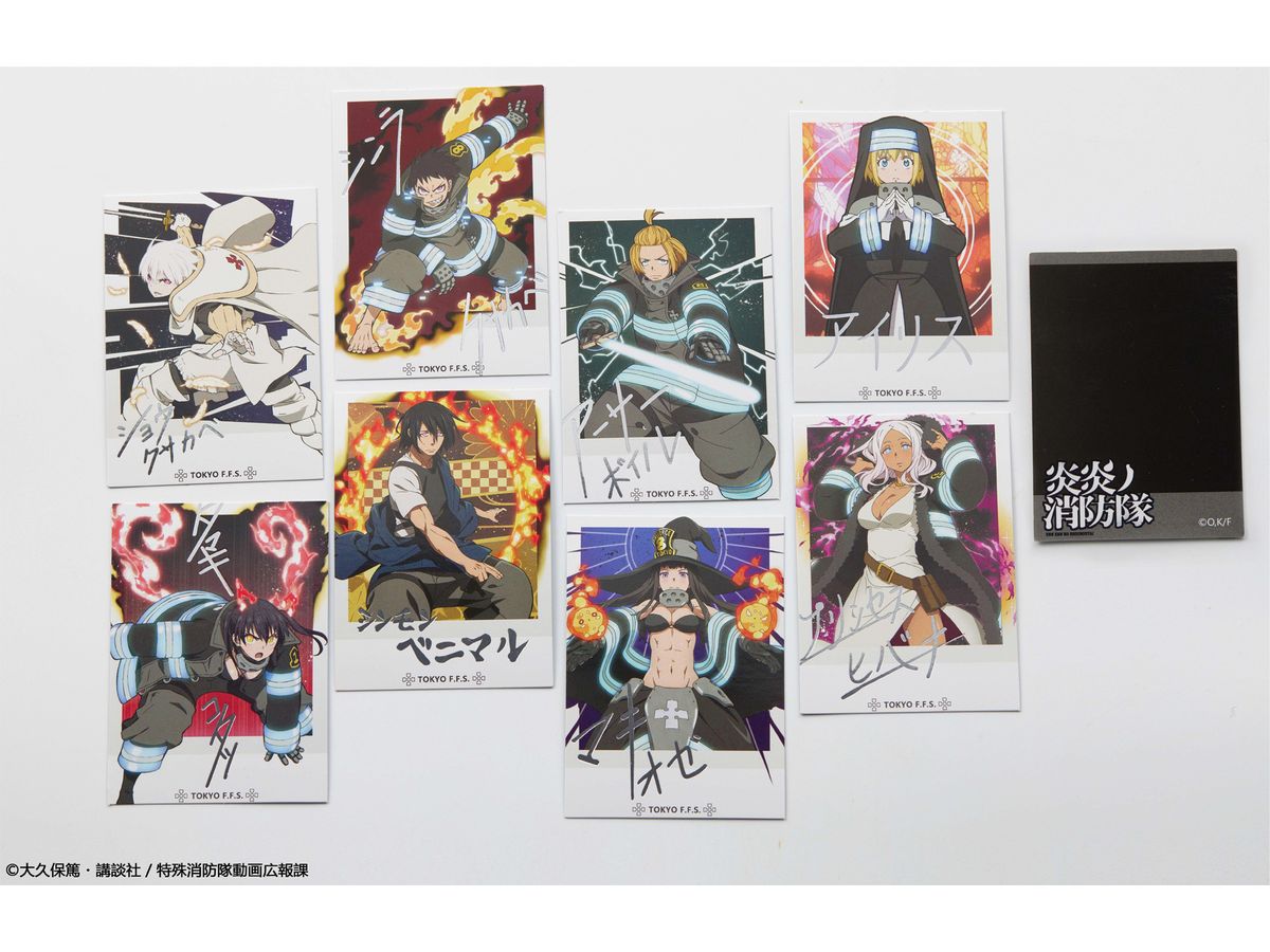 炎炎ノ消防隊 インスタントカメラ風ブロマイド 1Box 8pcs