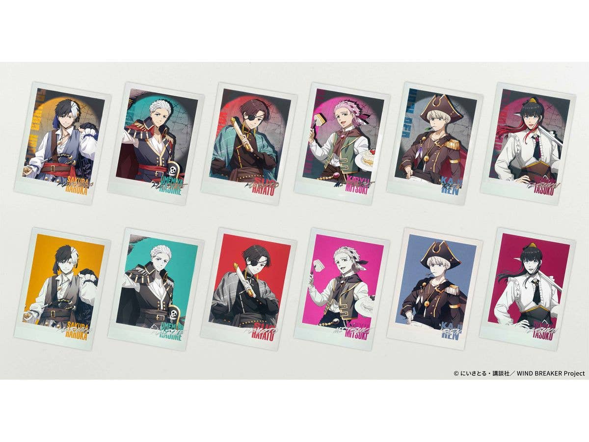 AFORCE x DRAGON HORSE WIND BREAKER (海賊Ver.) インスタントカメラ風ブロマイド 1Box 10pcs