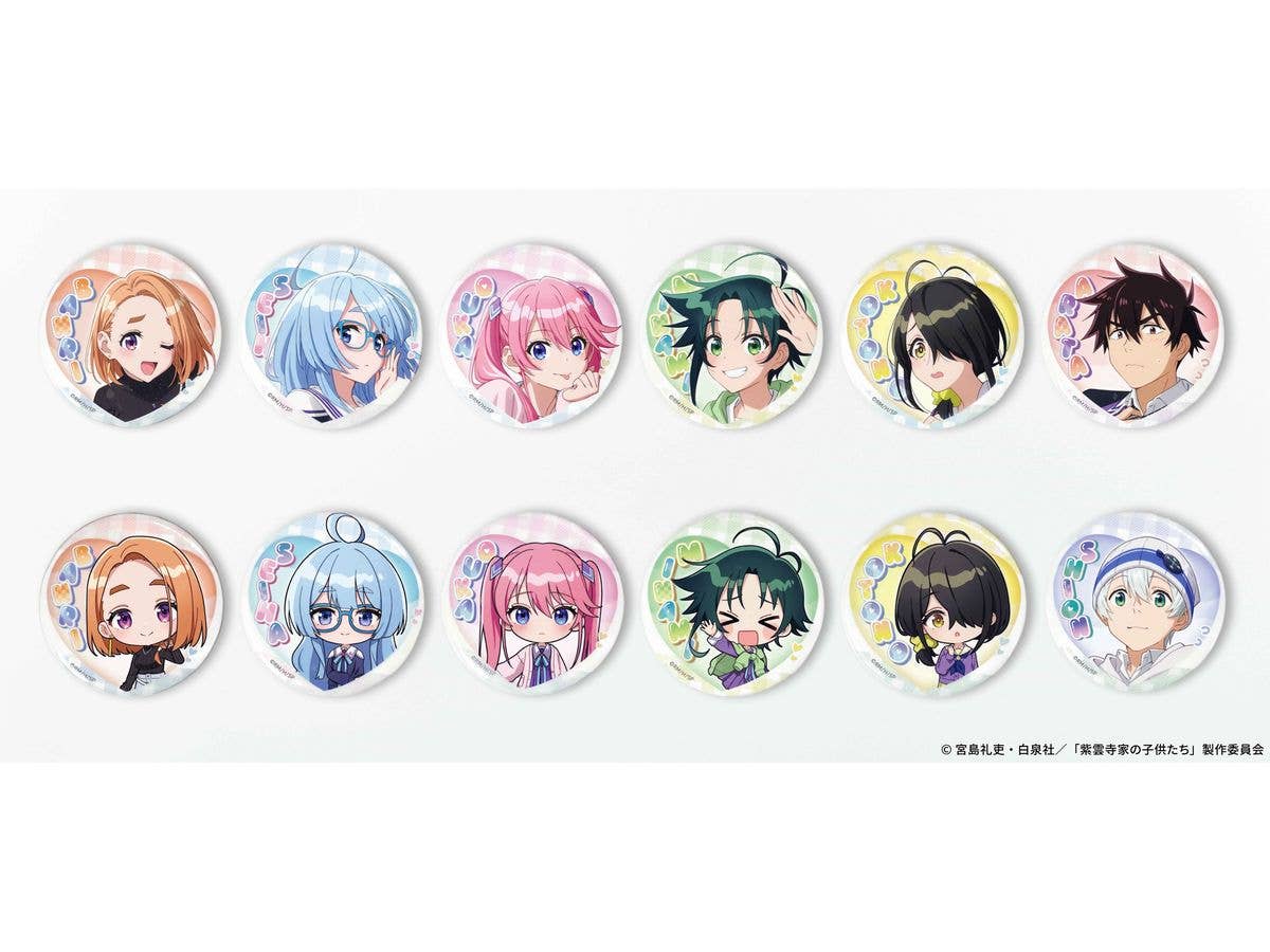 AFORCE x DRAGON HORSE 紫雲寺家の子供たち トレーディング缶バッジ 1Box 12pcs