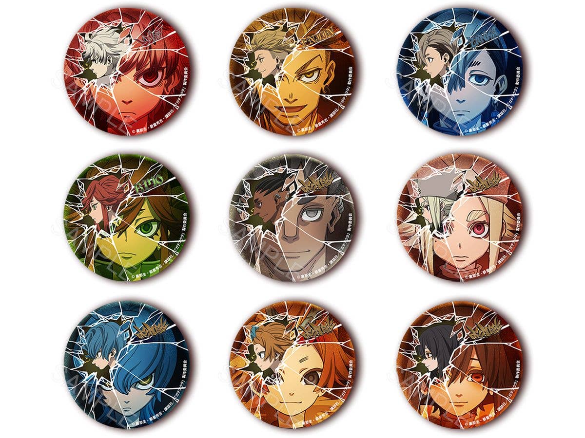 AFORCE x DRAGON HORSE ガチアクタ トレーディングホロ缶バッジ 1Box 9pcs