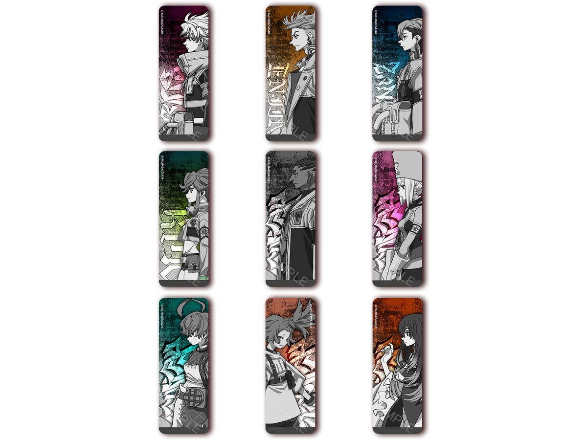 AFORCE x DRAGON HORSE ガチアクタ トレーディング四角型缶バッジ 1Box 9pcs