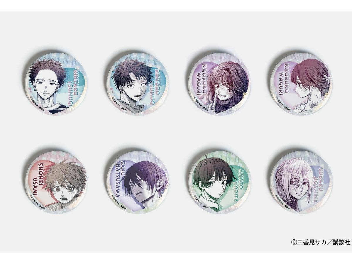 AFORCE x DRAGON HORSE 薫る花は凛と咲く 原作 トレーディング缶バッジ 1Box 8pcs