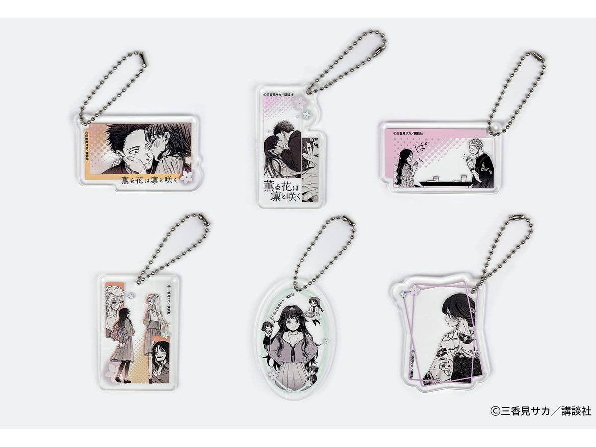 AFORCE x DRAGON HORSE 薫る花は凛と咲く 原作 トレーディングアクリルキーホルダー 1Box 6pcs