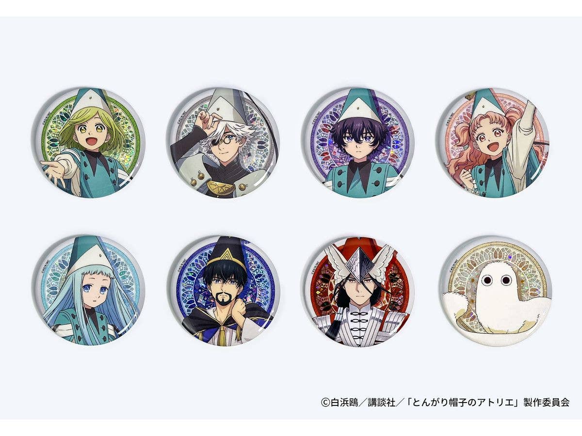 AFORCE x DRAGON HORSE とんがり帽子のアトリエ トレーディング缶バッジ 1Box 8pcs