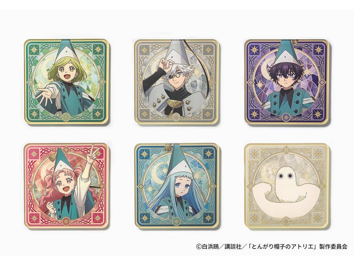 AFORCE x DRAGON HORSE とんがり帽子のアトリエ トレーディングアクリルコースター 1Box 6pcs