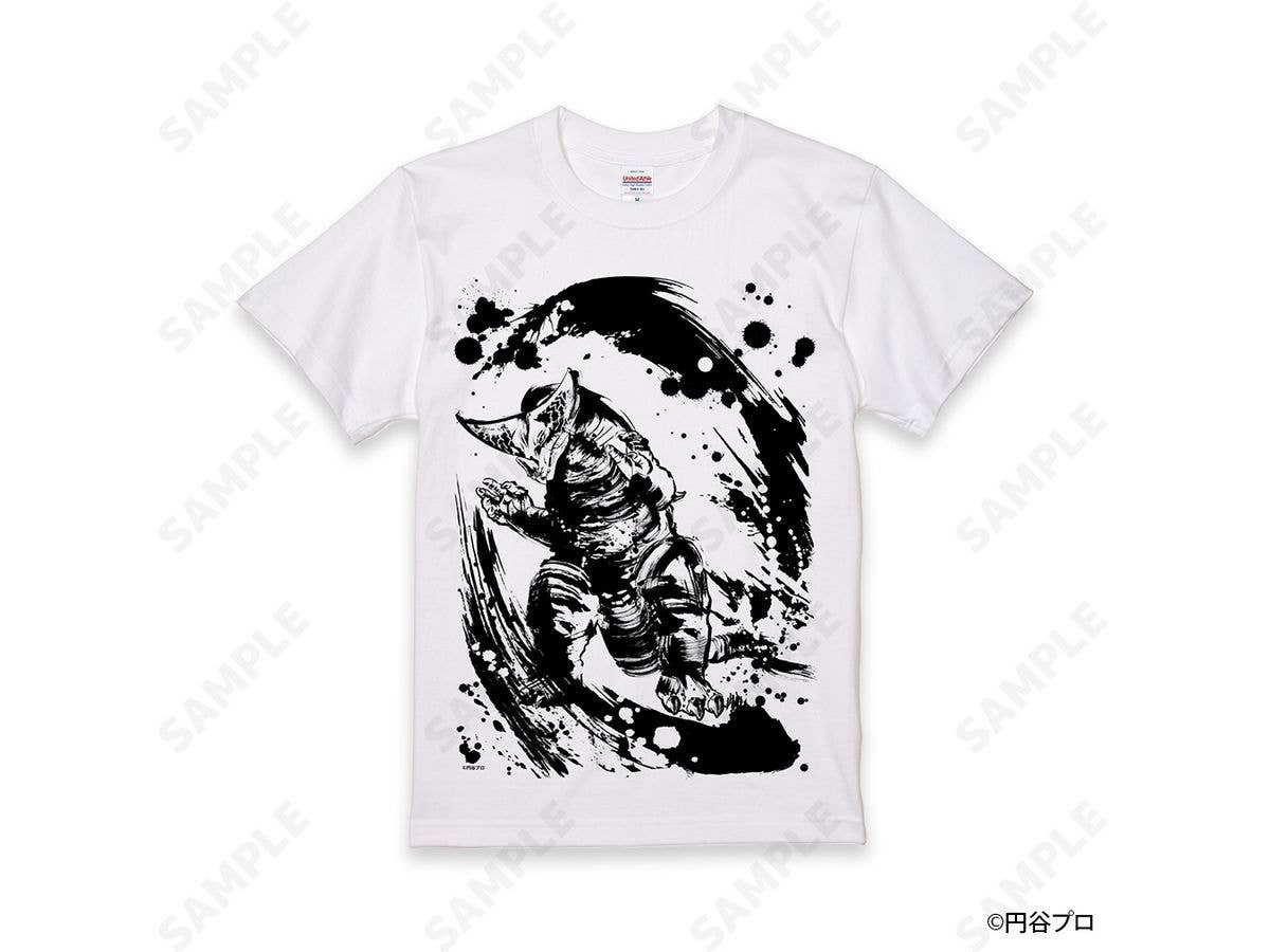 ウルトラ怪獣 墨絵風コレクション Tシャツ 2.ゴモラ XL