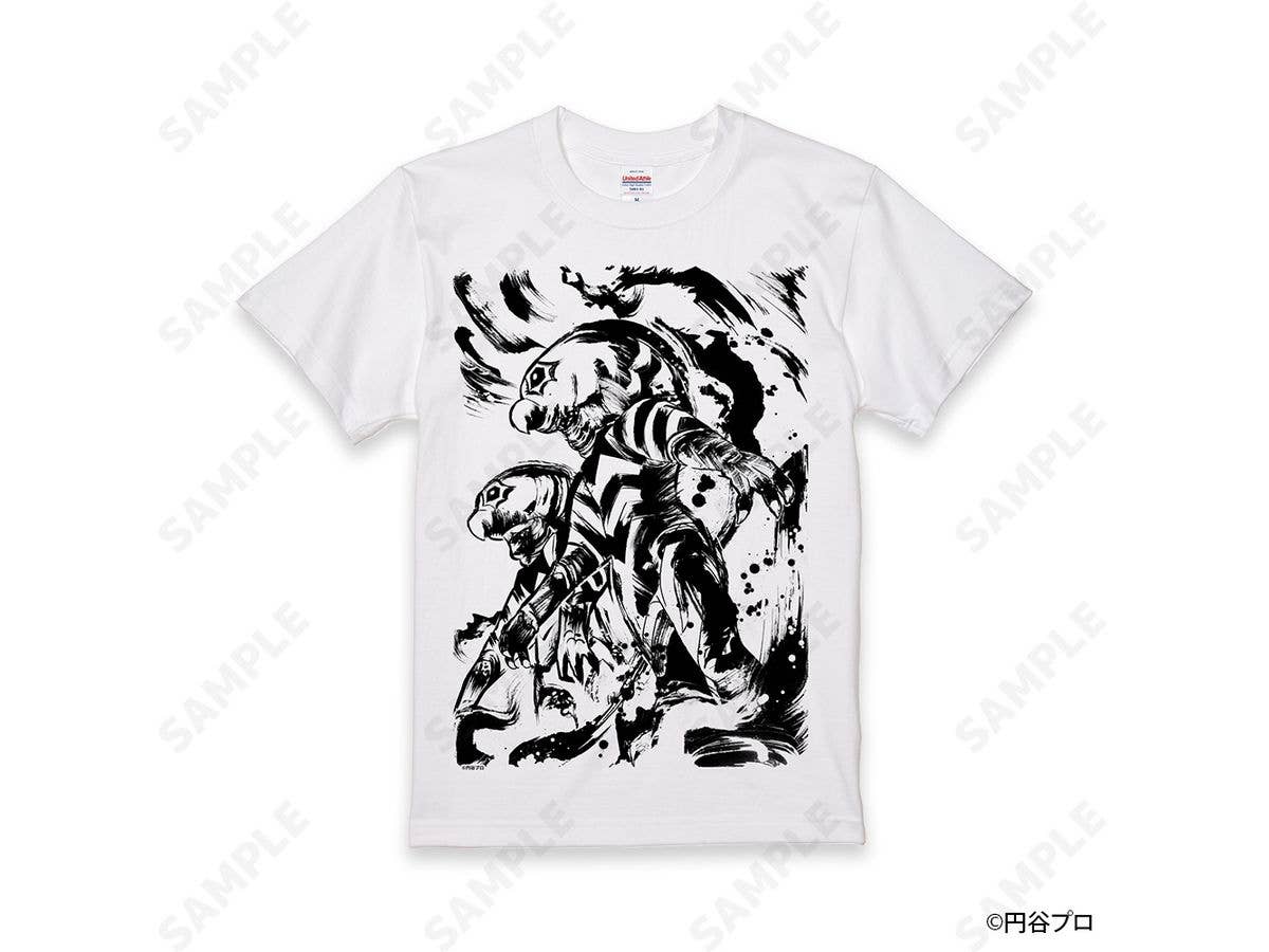 ウルトラ怪獣 墨絵風コレクション Tシャツ 6.ガッツ星人 L