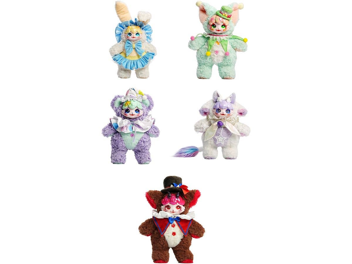 ミラクルパーク ソフビぬいぐるみ ブラインドボックス 1Box 4pcs